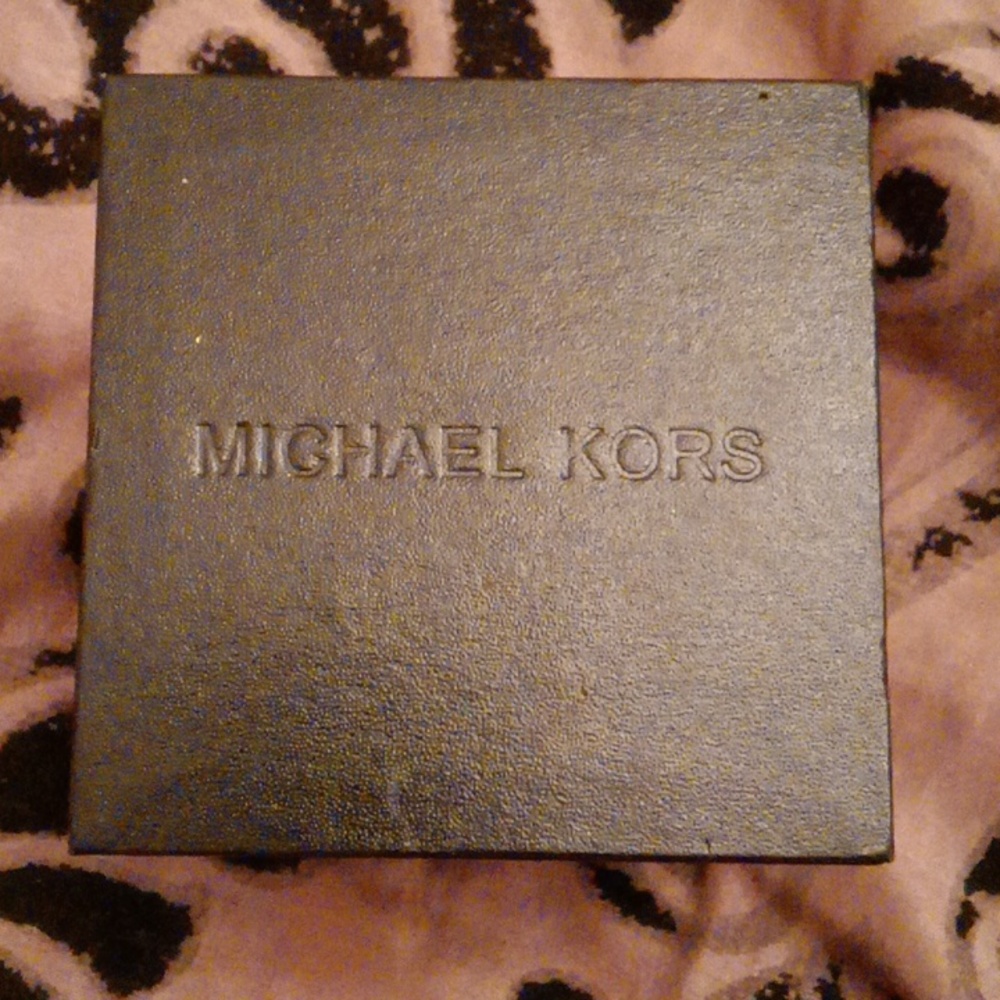 Michael Kors Plum Tone Darci Gunmetal Ladies Watch NWOT